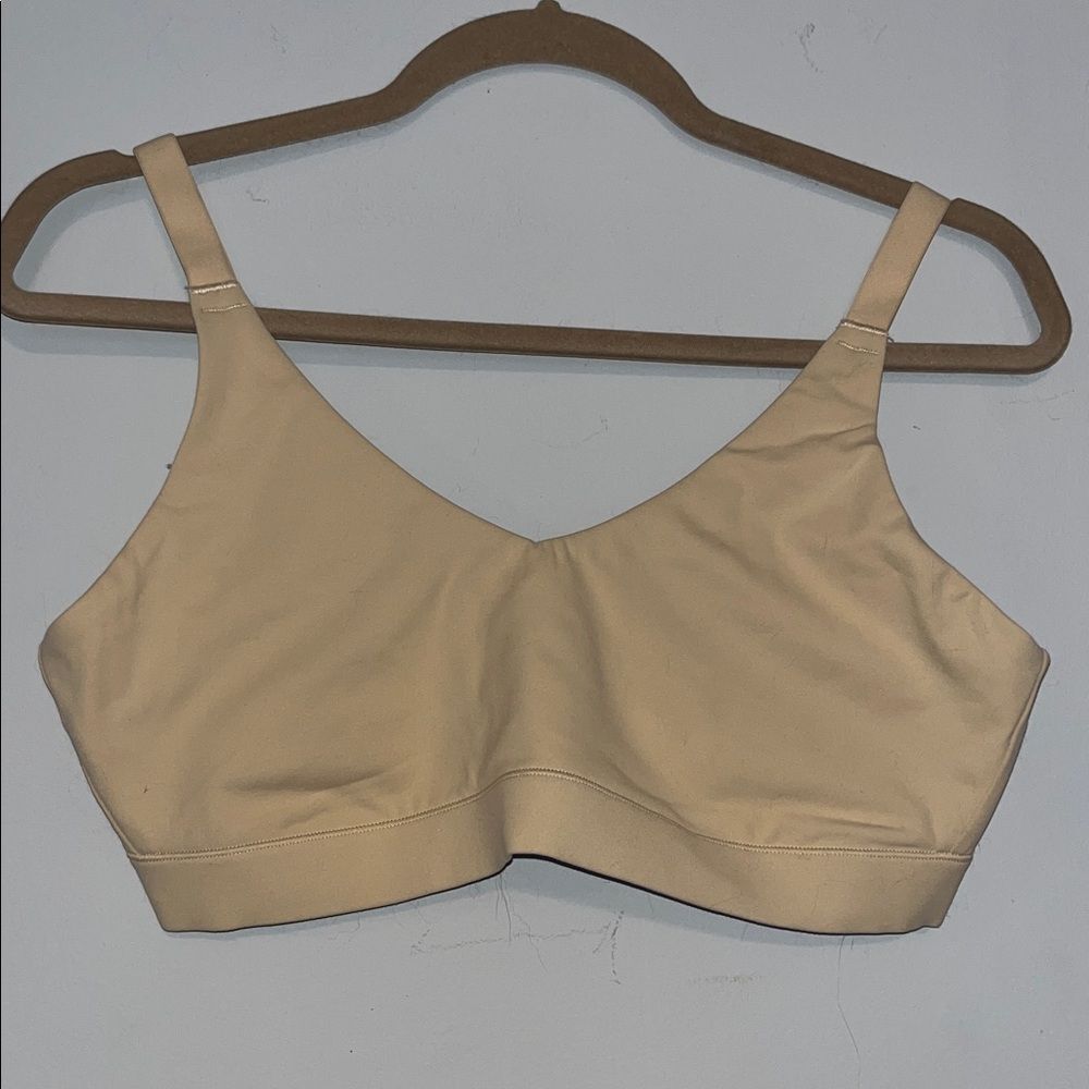 NWT DELIMIRA Large 36B/D Tan Milkshake Beige Wireless Comfy Support Bra Lycra